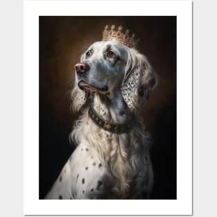 Royal Portrait of an English Setter Posters and Art